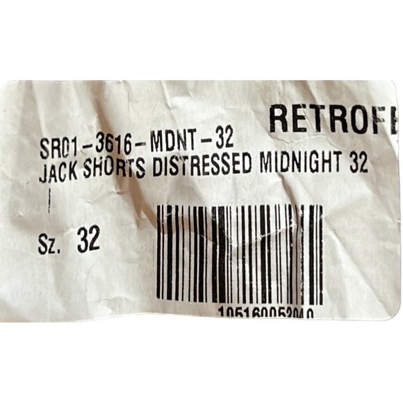 Ser.O.Ya Jack Shorts NWT Distressed Denim Shorts Sz 32 Mens Black Modern - Picture 9 of 9